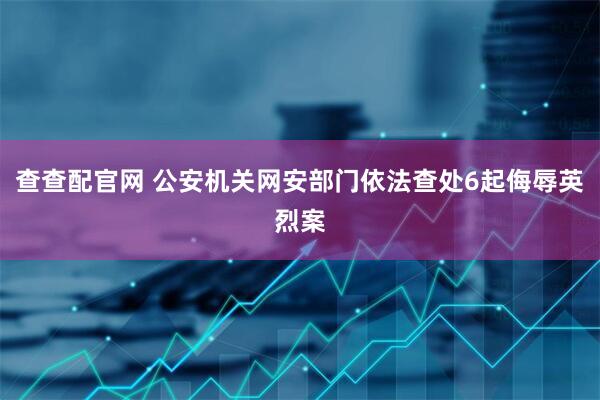 查查配官网 公安机关网安部门依法查处6起侮辱英烈案